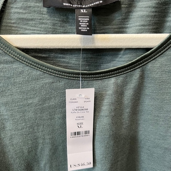 WHBM Short Sleeve Go-Getter Tee - Sz XL NWT - Picture 6 of 8